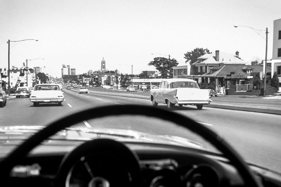 Illustrative photograph of road Cars